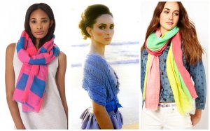Модные летние шарфы